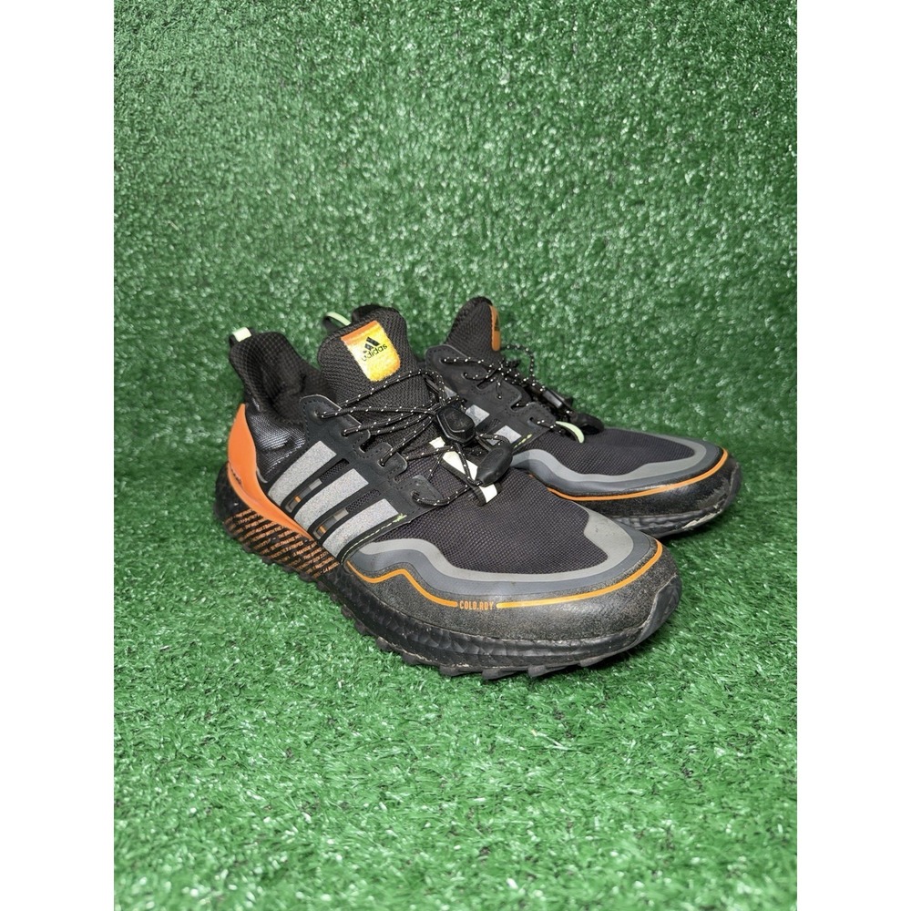Adidas Ultraboost C.RDY DNA Black Orange Running Sneakers G54860 Mens Size 7.5 - Picture 2 of 9